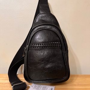 Black ALYSSA CrossBody Purse NWT